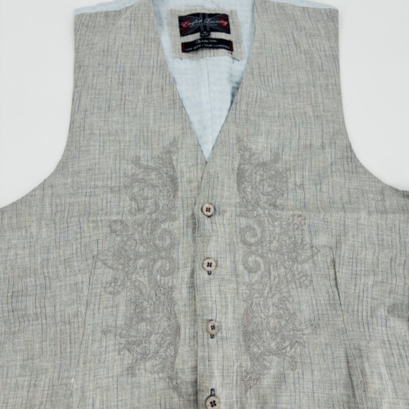 Pre-Owned Men's English Laundry Hand Sewn Vest - Size M - Picture 2 of 5